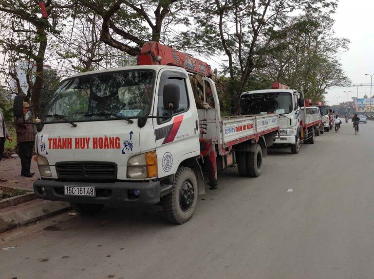 Thuê cẩu tự hành tại Thái Bình