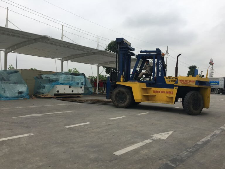 Cho thuê xe nâng tại Thái Bình