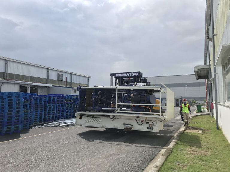 Giải pháp rút hàng hóa trong container tại Thái Bình