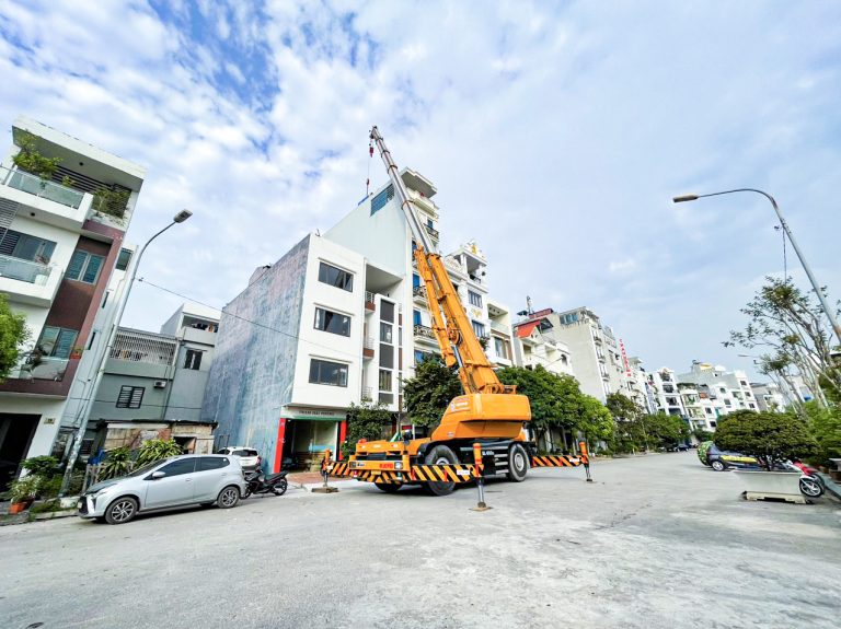 Cho thuê cẩu chuyên dụng tại Thái Bình